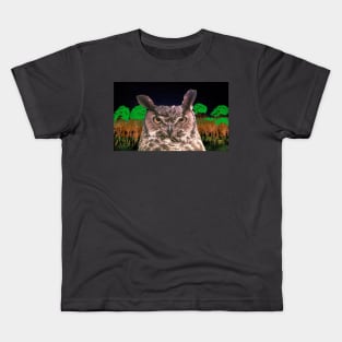 The Owlbserver In The Forest Kids T-Shirt